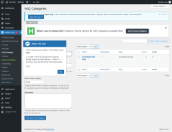 Page screenshot: Helpie FAQ  → FAQ Category