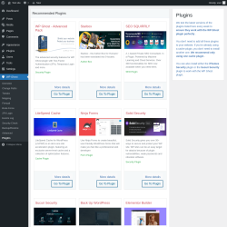 Page screenshot: WP Ghost &rarr; Plugins