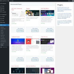 Page screenshot: WP Ghost &rarr; Plugins