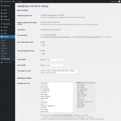 Page screenshot: Settings &rarr; [HCB] Settings