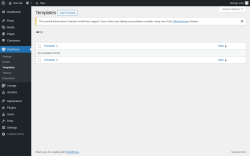 Page screenshot: HivePress → Templates