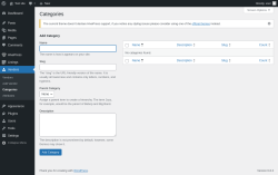 Page screenshot: Vendors → Categories