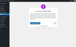 Page screenshot: Hizzle Forms &lsaquo; Test site &mdash; WordPress