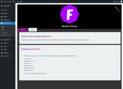 Page screenshot: Hizzle Forms