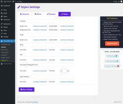 Page screenshot: Cool Author Box → 
                 Styles            