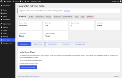 Page screenshot: Holo-Cache &rarr; Dashboard