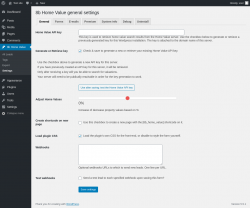 Page screenshot: 8b Home Value &rarr; Settings