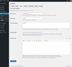 Page screenshot: 8b Home Value &rarr; Settings &rarr; 
        Emails      