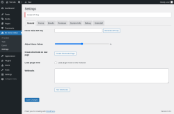 Page screenshot: 8b Home Value &rarr; Settings