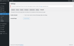 Page screenshot: 8b Home Value &rarr; Settings &rarr; 
        Uninstall      