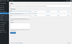 Page screenshot: 8b Home Value &rarr; Tags