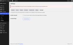 Page screenshot: 8b Home Value &rarr; Settings &rarr; 
        Uninstall      