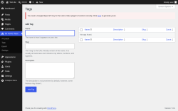 Page screenshot: 8b Home Value &rarr; Tags
