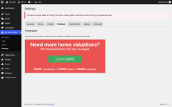 Page screenshot: 8b Home Value &rarr; Settings &rarr; 
        Premium      