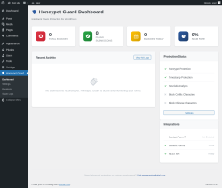 Page screenshot: Honeypot Guard