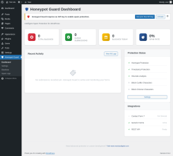 Page screenshot: Honeypot Guard