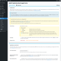 Page screenshot: Settings &rarr; OMGF