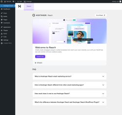 Page screenshot: Hostinger Reach