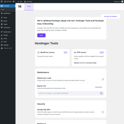 Page screenshot: Hostinger