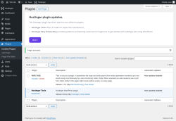 Page screenshot: Plugins ‹ Test site — WordPress