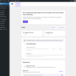 Page screenshot: Hostinger
