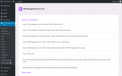 Page screenshot: HR Management Lite → Help & Support 