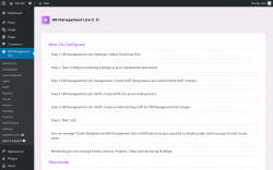 Page screenshot: HR Management Lite → Help & Support 
