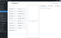 Page screenshot: HT Contact Form → New Form