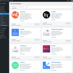 Page screenshot: HT Contact Form → Recommendations