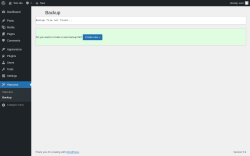 Page screenshot: Htaccess &rarr; Backup
