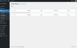 Page screenshot: HTML5 Audio Player → Audio Player