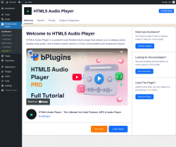 Page screenshot: HTML5 Audio Player