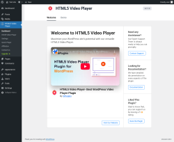Page screenshot: HTML5 Video Player