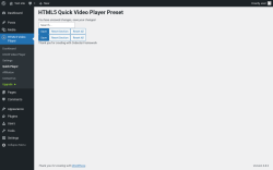 Page screenshot: HTML5 Video Player → Quick Player