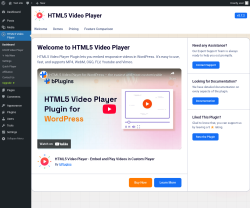Page screenshot: HTML5 Video Player