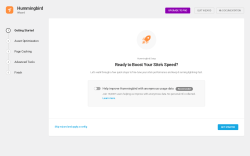 Page screenshot: Hummingbird → Caching