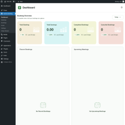 Page screenshot: Hydra Booking
