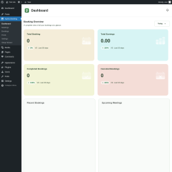Page screenshot: Hydra Booking