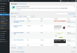 Page screenshot: Icegram Engage → Messages