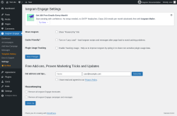 Page screenshot: Icegram Engage → Settings