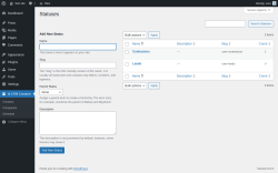 Page screenshot: id:CRM Contacts → Contacts Statuses