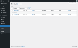 Page screenshot: id:CRM Contacts → Schedule