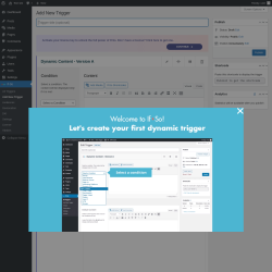 Page screenshot: If-So → Add New Trigger