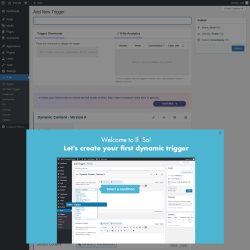 Page screenshot: If-So → Add New Trigger
