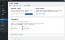 Page screenshot: Settings &rarr; Iframely