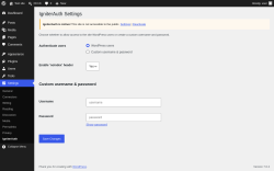 Page screenshot: Settings &rarr; IgniterAuth