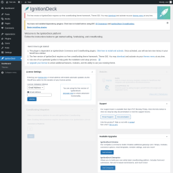 Page screenshot: IgnitionDeck