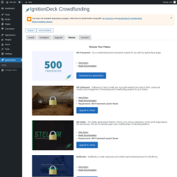 Page screenshot: IgnitionDeck → Themes