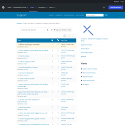 Page screenshot: Iks Menu &rarr; Support Forum