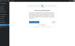 Page screenshot: Iks Menu &lsaquo; Test site &mdash; WordPress